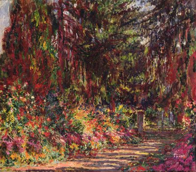 Le chemin du jardin à Giverny, 1902 - Claude Monet